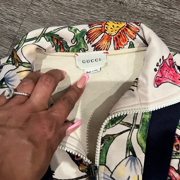 KIDS Gucci Gucci Kids Flora Print Track Jacket - Picture 4 of 4